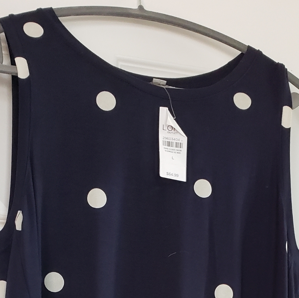 LOFT Outlet Navy Blue Swing dress